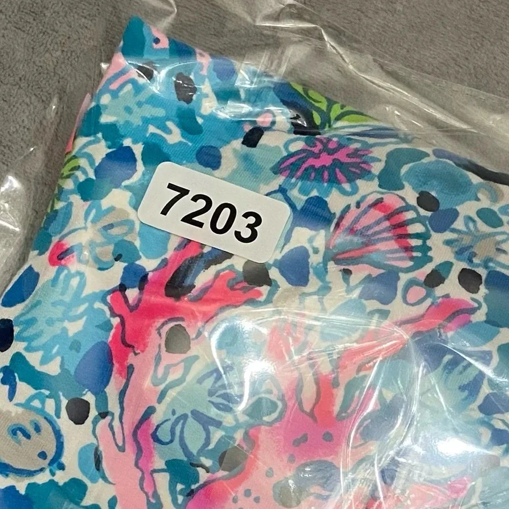 Lilly Pulitzer girls kid long sleeve shift dress in multi dive bar 27203